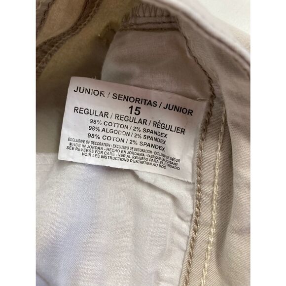 LEI, Sophia Style, hipster flare, tan, women’s pants, Size 15 ( juniors), - Picture 5 of 11